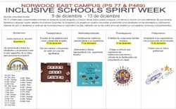 Semana del espiritu de escuela